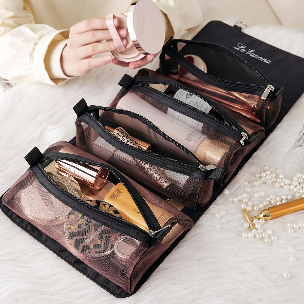 SMILING GIRL BEAUTY ORGANIZER (4 pochette)
