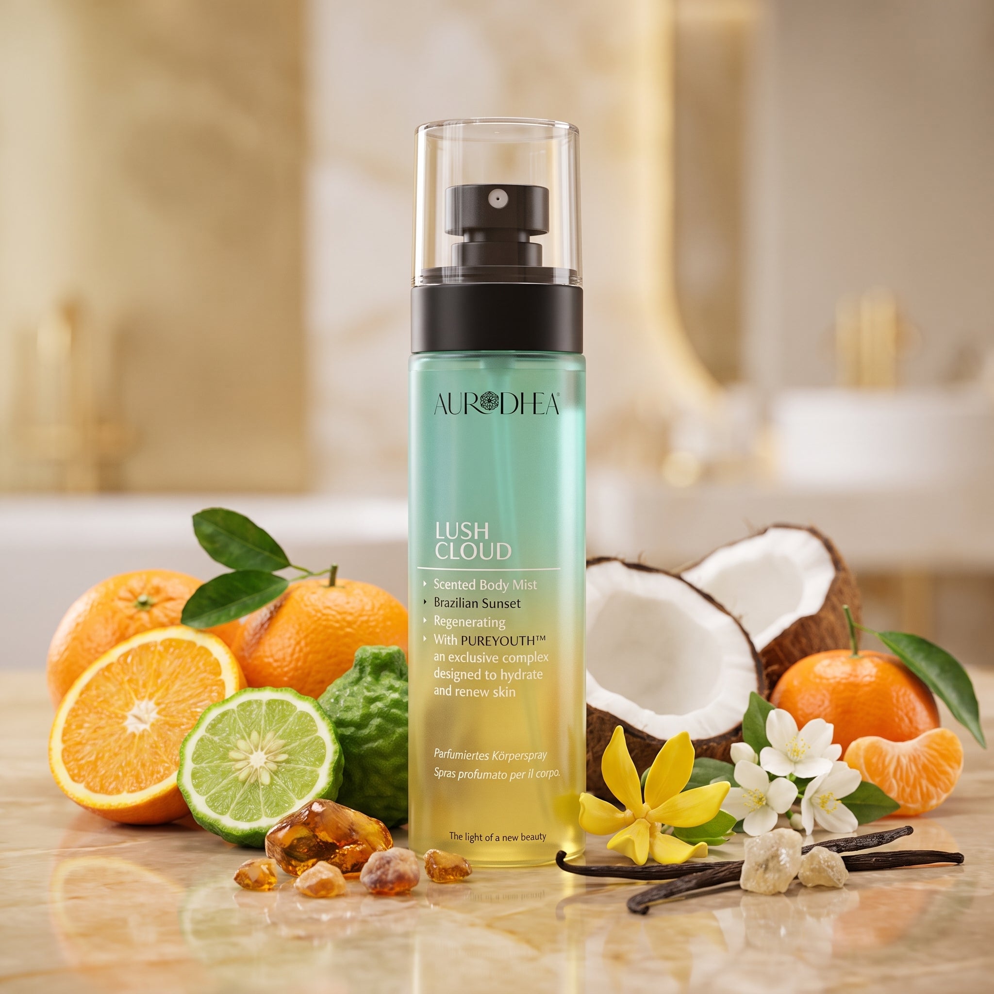 Aurodhea - LUSH CLOUD 'Brazilian Sunset' SBM005 100 mL | Con complesso esclusivo PUREYOUTH™