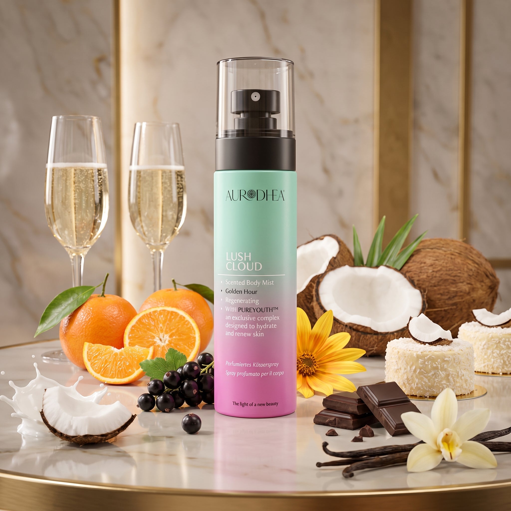 Aurodhea - LUSH CLOUD 'Golden Hour' SBM003 100 mL | Con complesso esclusivo PUREYOUTH™