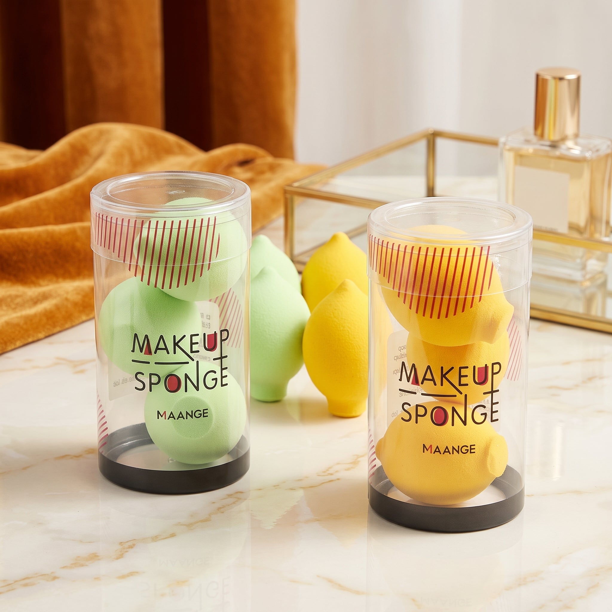 Maange - Set Spugne Per Correttore Blender Fruit