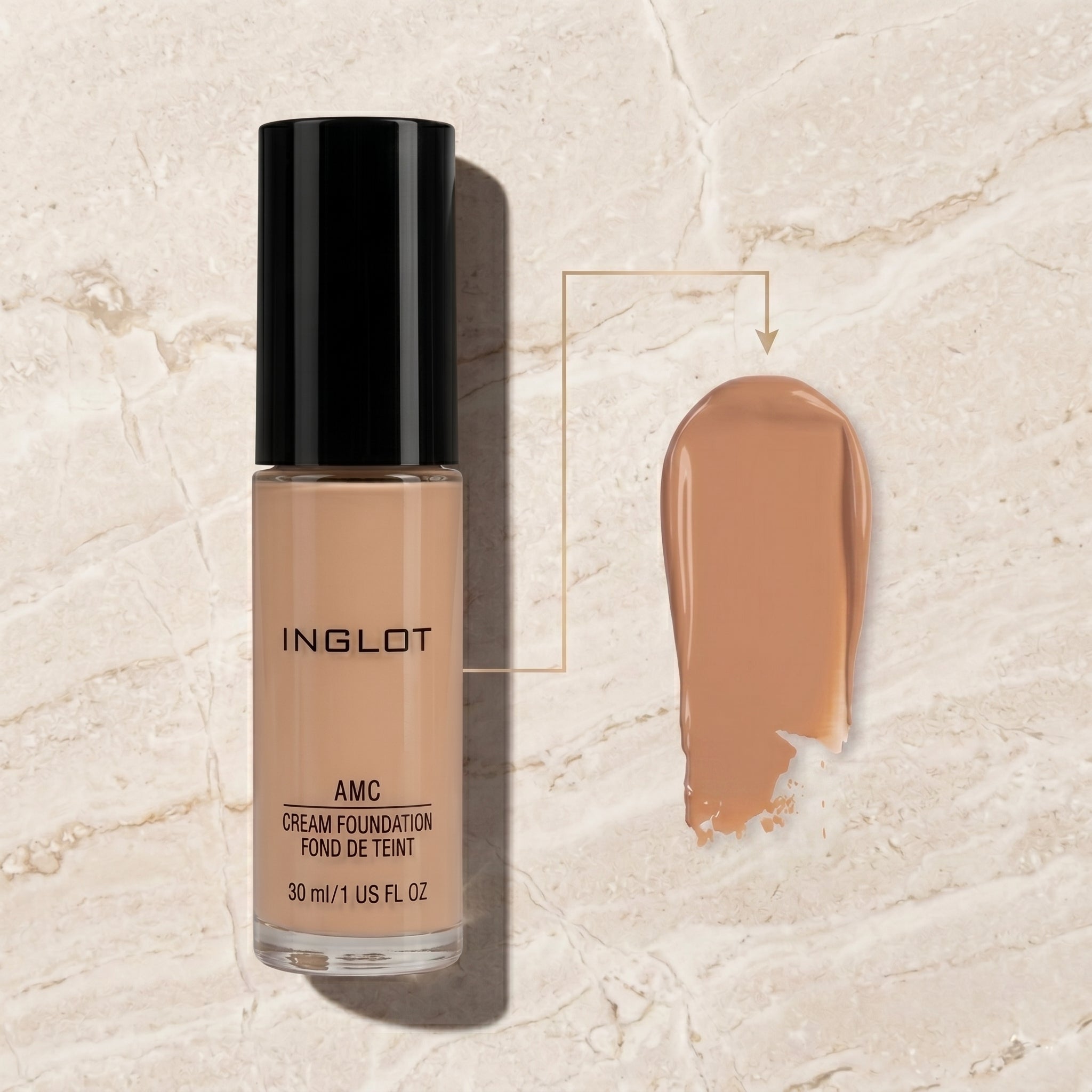 Inglot - Fondotinta Cremoso AMC