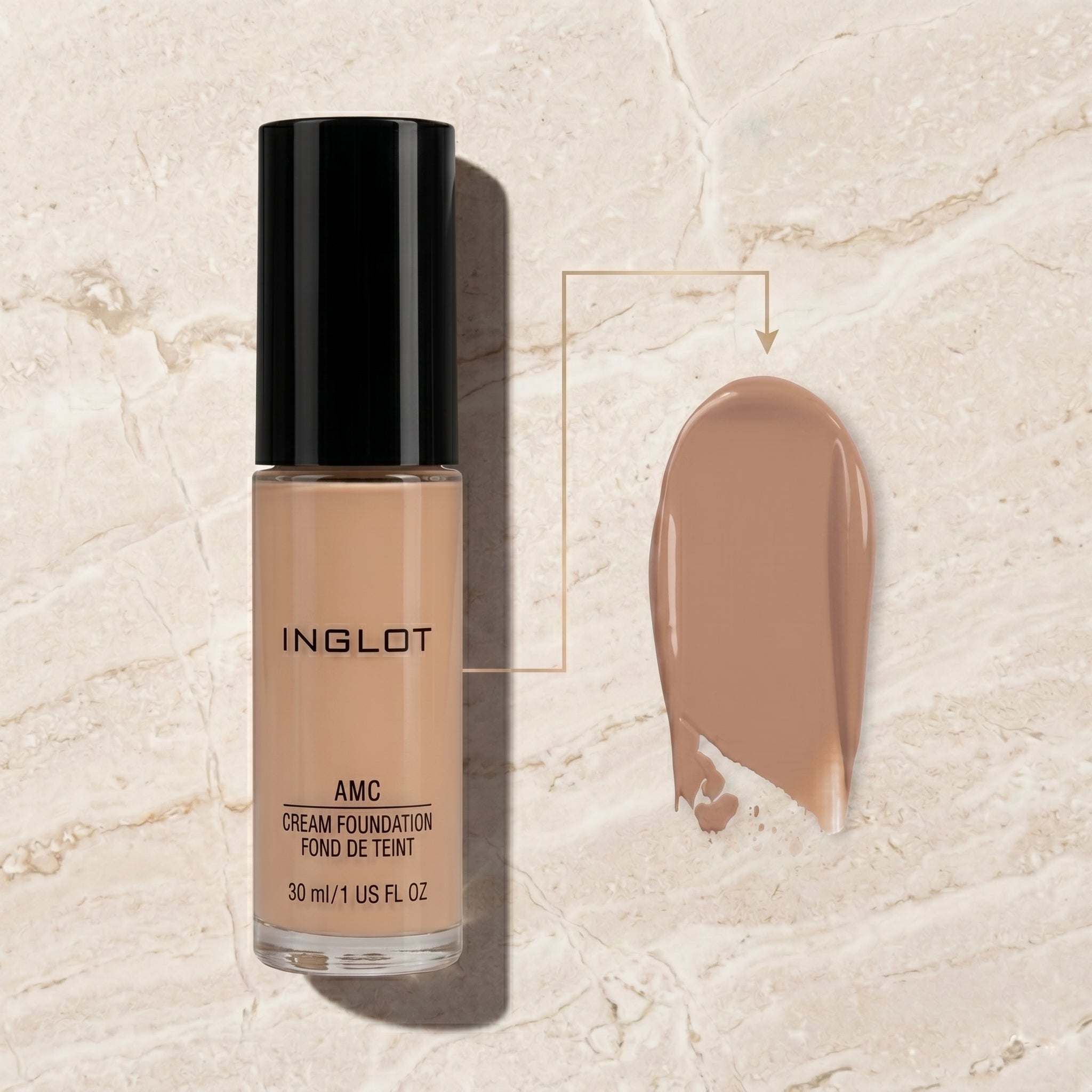Inglot - Fondotinta Cremoso AMC
