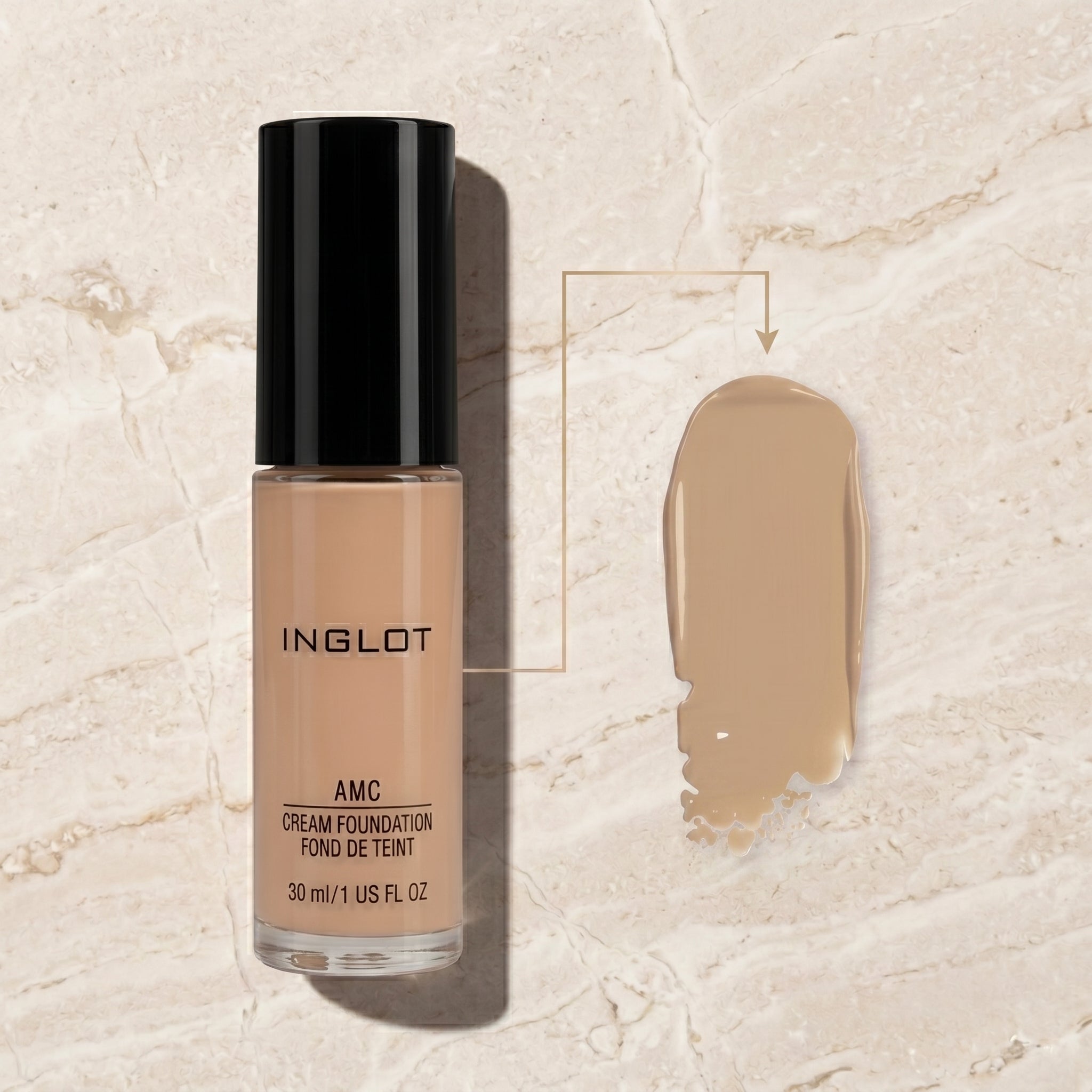 Inglot - Fondotinta Cremoso AMC