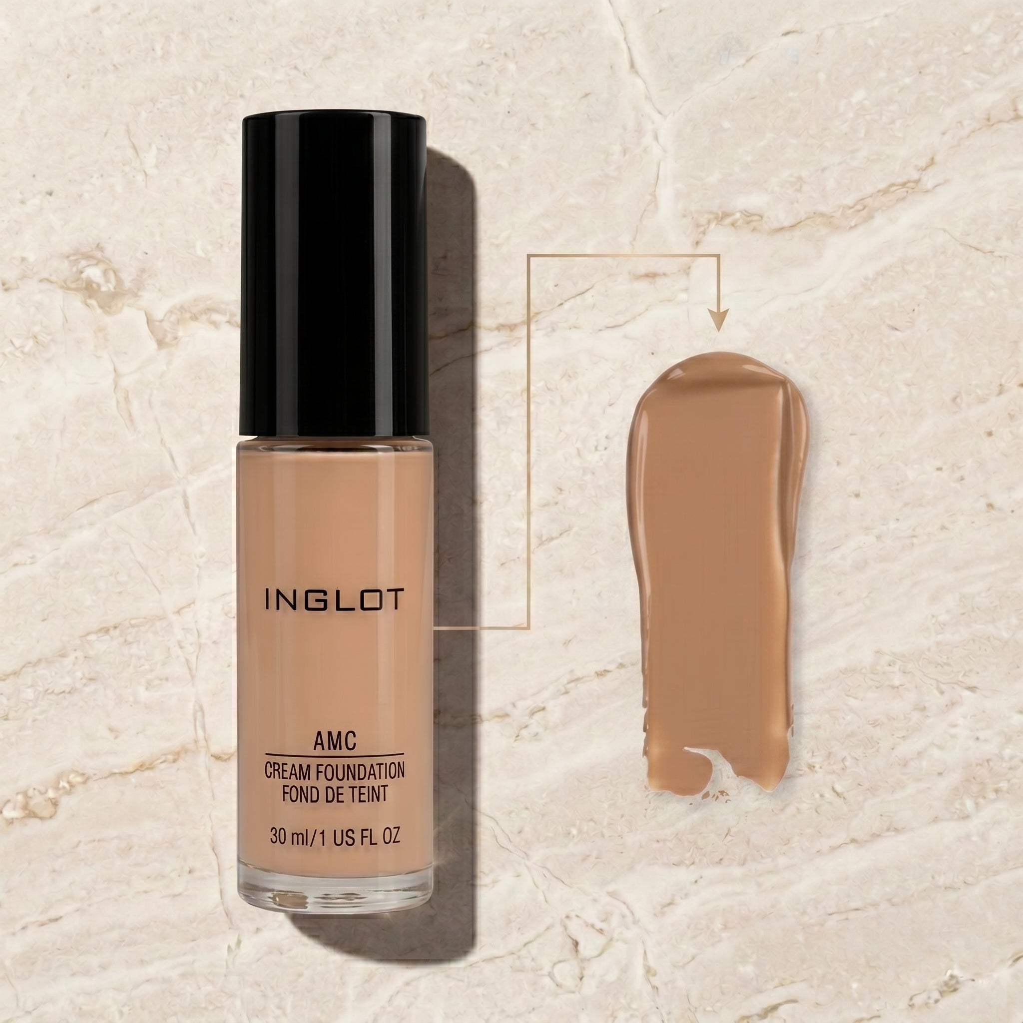 Inglot - Fondotinta Cremoso AMC