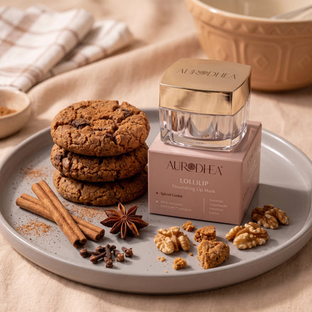 Aurodhea - LOLLILIP 'Spiced Cookie’ - Maschera Labbra Nutriente 15 ml | Con complesso esclusivo LYPCURE™