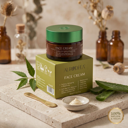 Aurodhea - Crema viso all'Olio di Neem - 50 ml