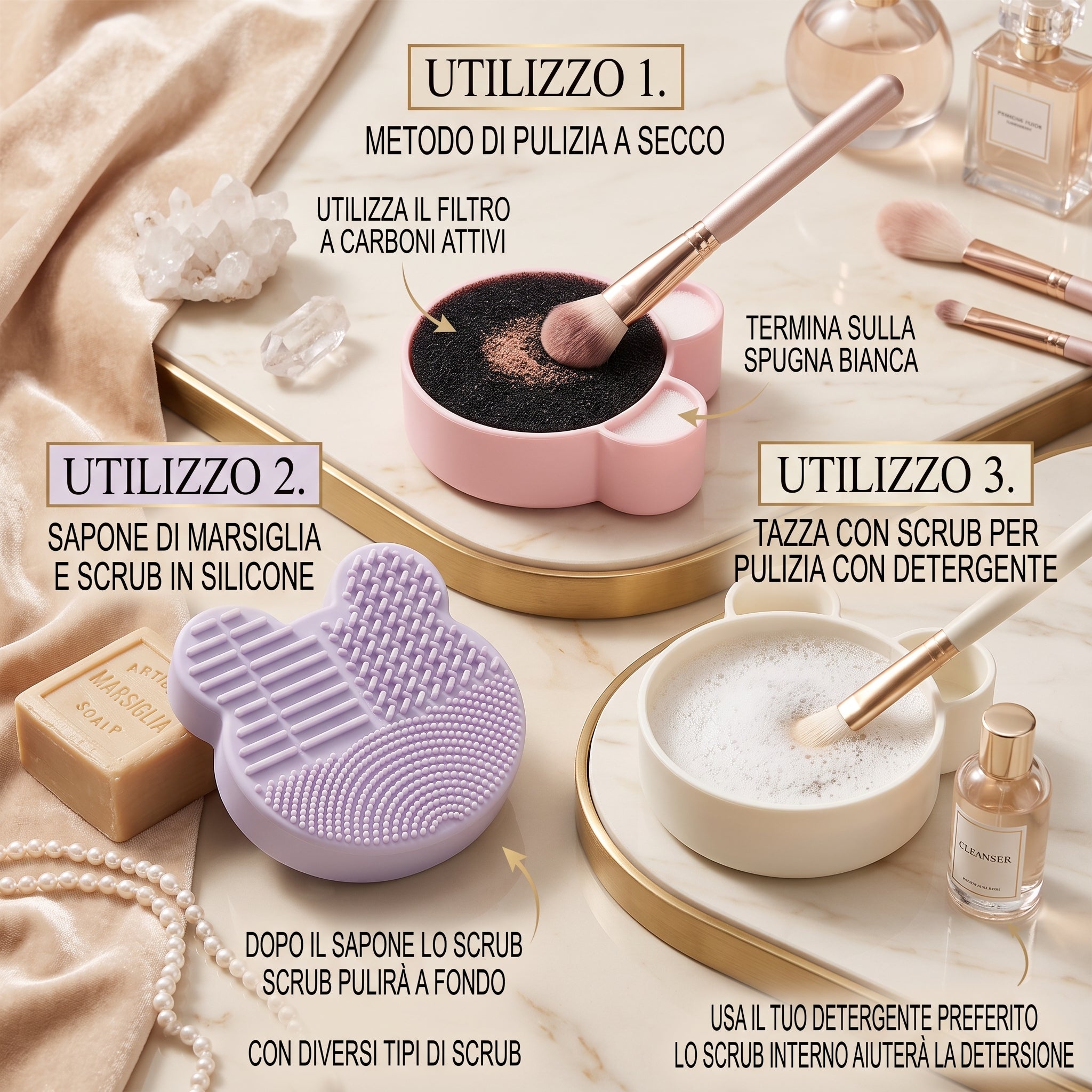 Maange - WILLY - Il Tuo Orsetto Pulitore pennelli